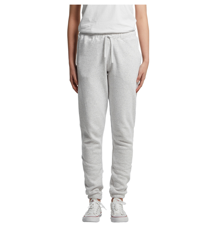 front view for the AS Colour surplus track pants in colour white marle