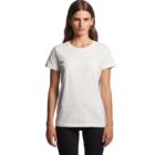 AS Colour Maple Tee - White - Front View