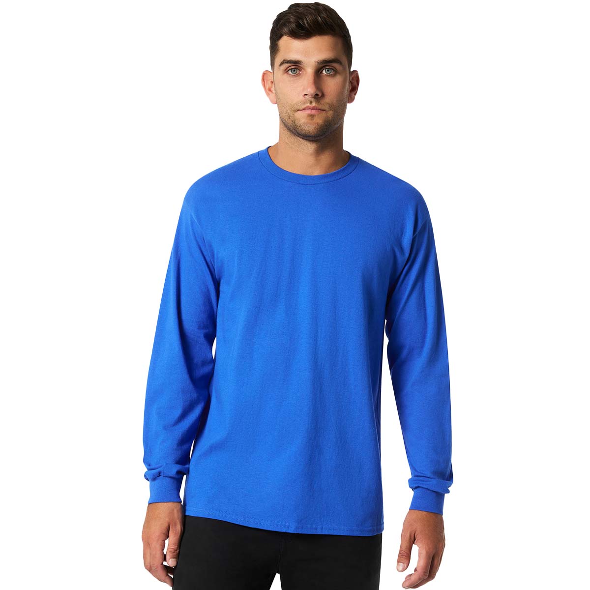 Gildan Long Sleeve T-Shirt in colour Royal