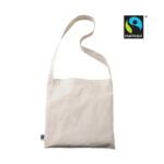 fair trade tote bag in colour natural