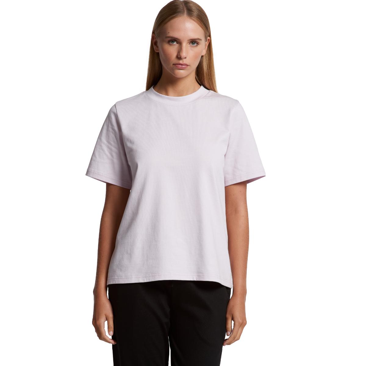 womens heavy tee front view