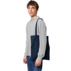 woven tote bag - french navy