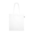 Earth Positive Classic Tote Bag in White - Flat Lay Shot