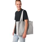 Shopping Tote Bag - Heather Grey