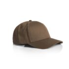 AS Colour Icon Cap in colour Walnut angled view