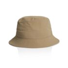 AS Colour Nylon Bucket Hat in colour Sand