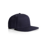 AS Colour Stock Canvas Cap side view in colour Midnight Blue