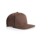 AS Colour Stock Canvas Cap angle view in colour Walnut