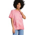 Comfort Colors Blast Tee front model female view in colour Clay