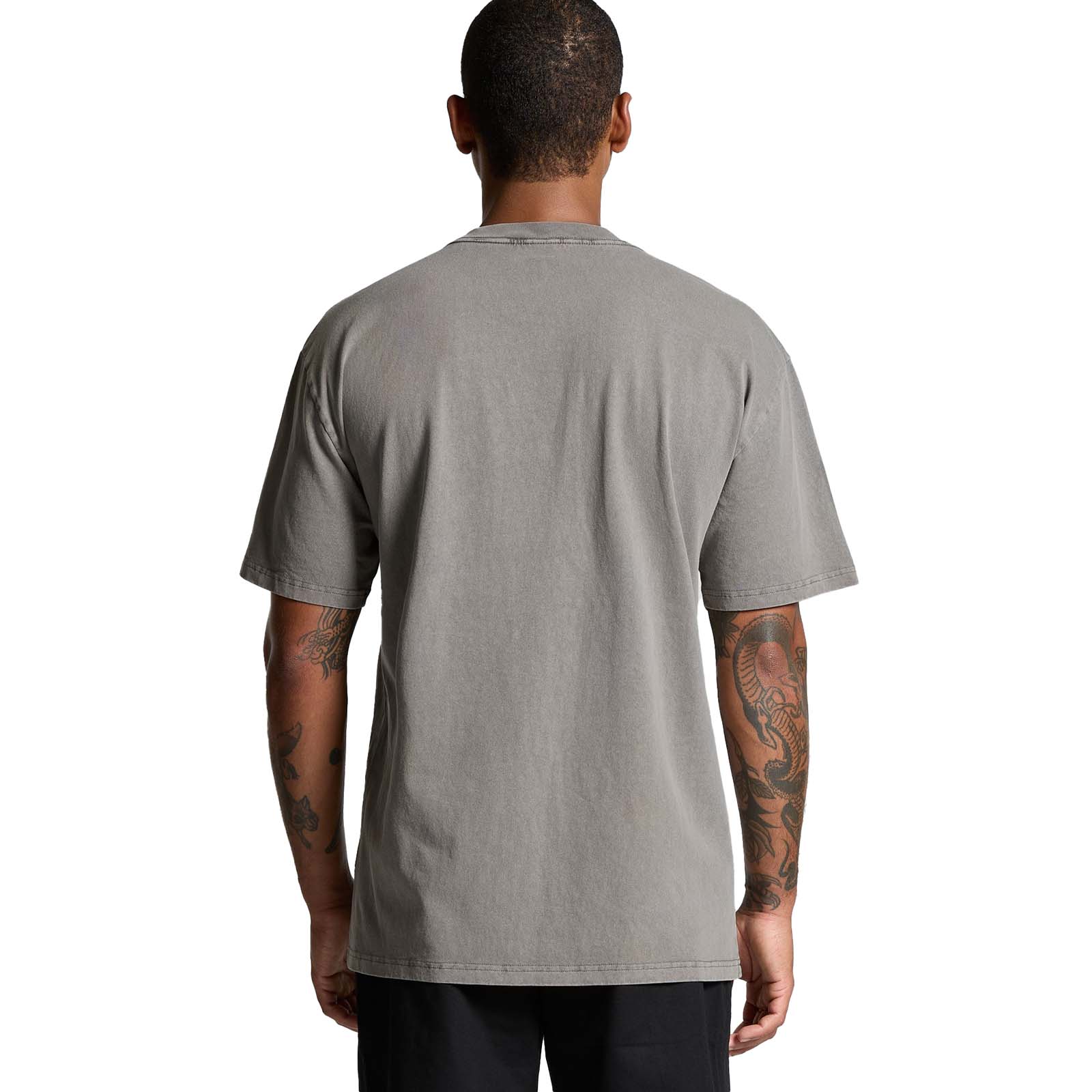 AS Colour Mens Heavy Faded Tee - 5082 - Back View