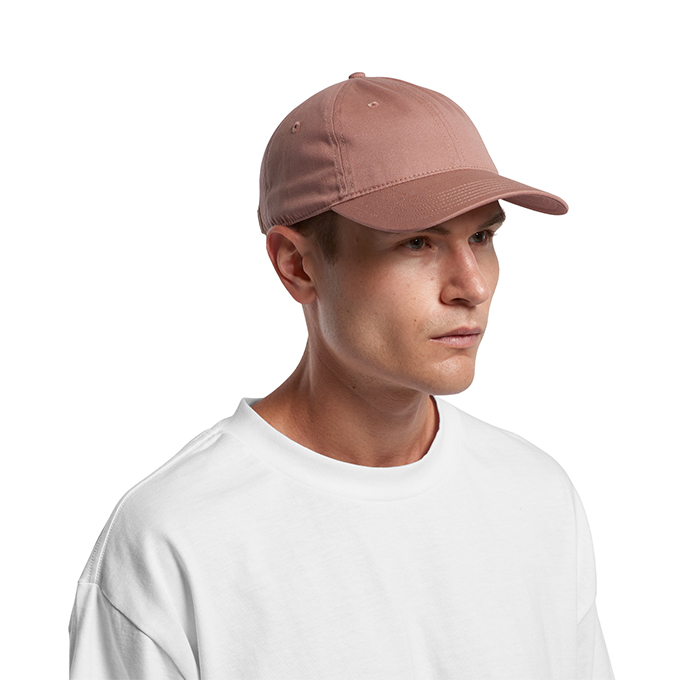 AS Colour Access Cap Model Side View in colour Hazy Pink