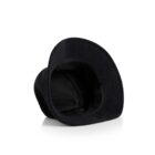 Terry Towelling Hat in colour Black inside view