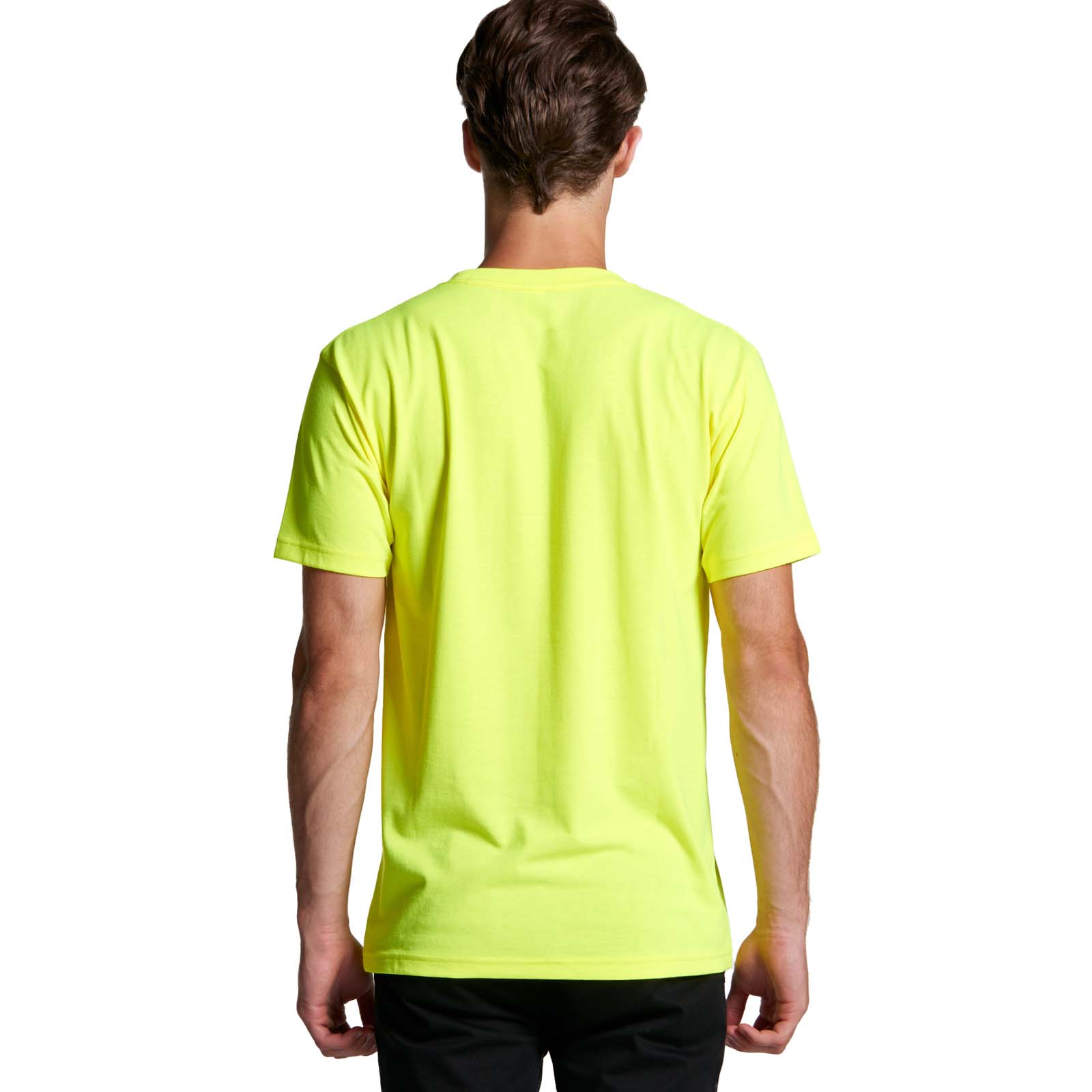 AS Colour Mens Block Safety Tee - 5050F - Back View