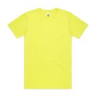 AS Colour Block Safety Tee in colour Safety Yellow