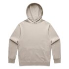 Mens faded relax hood flat lay image in colour Faded Bone