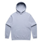 Mens Faded Relax Hood flat lay in colour powder